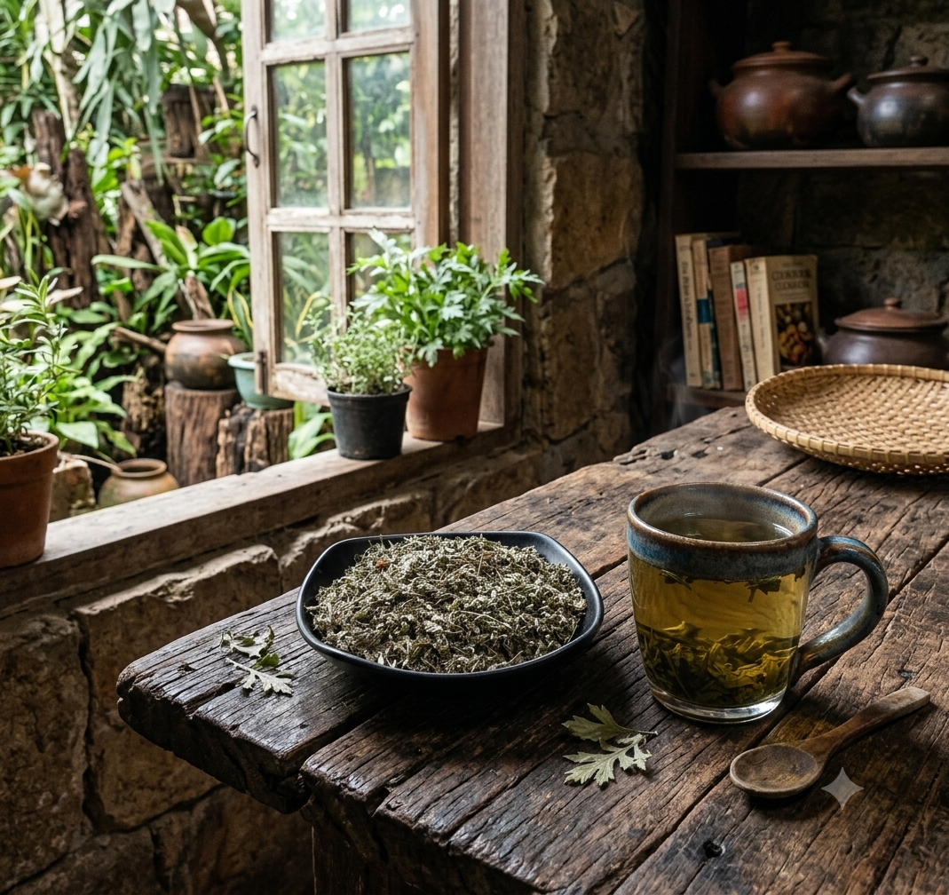 Mugwort Wormwood Herbal Loose Tea