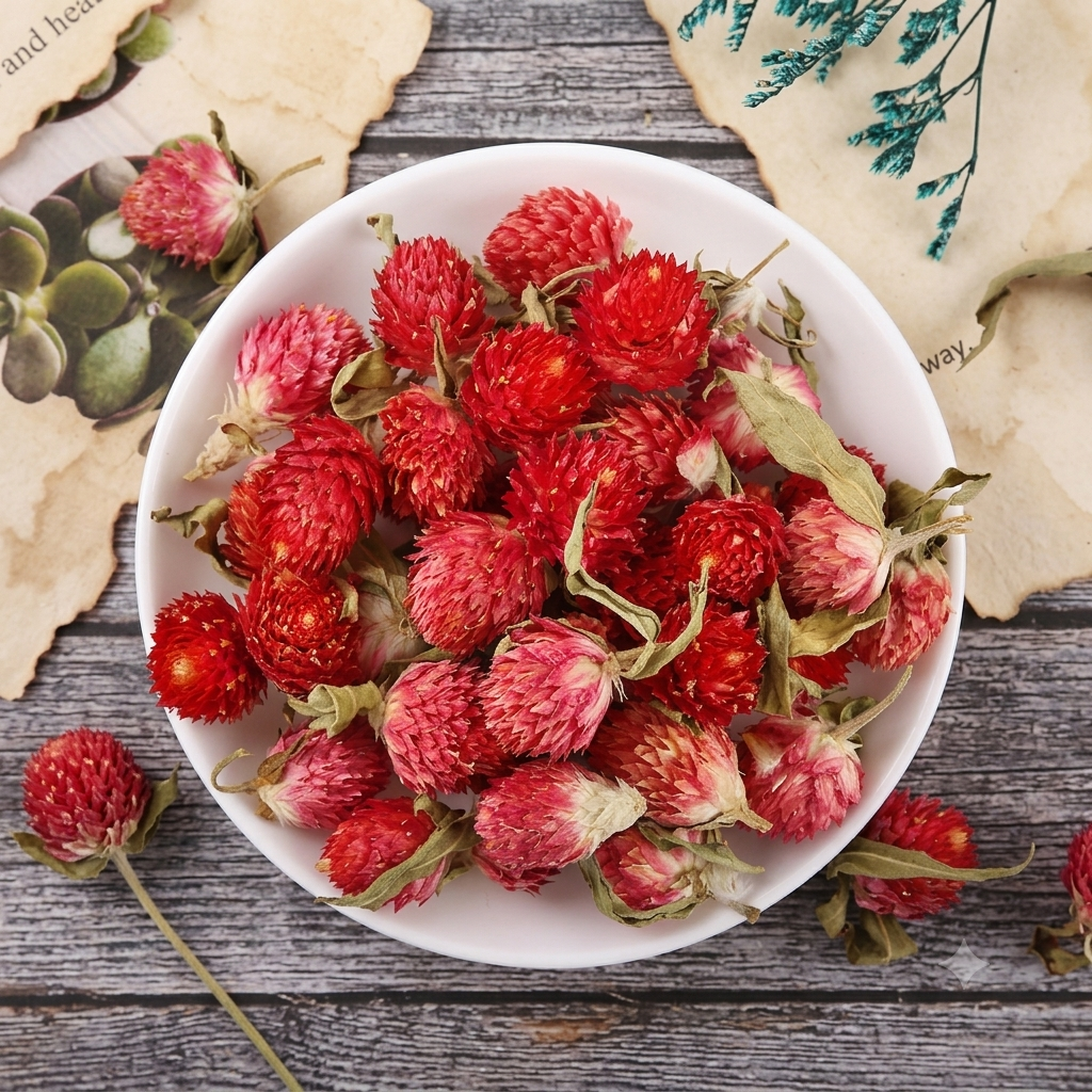 Gomphrena Red Flower Tea